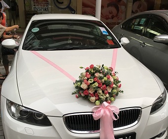wedding decorated car hire bangalore