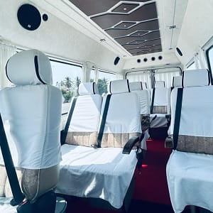 10 seater luxury tempo traveller rentals in bangalore
