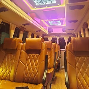 12 seater luxury tempo traveller rentals in bangalore