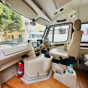 14 seater luxury tempo traveller rentals in bangalore maharaja photo