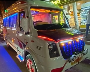 tempo traveller for outstation in bangalore premium