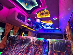 pushback seats in tempo traveller