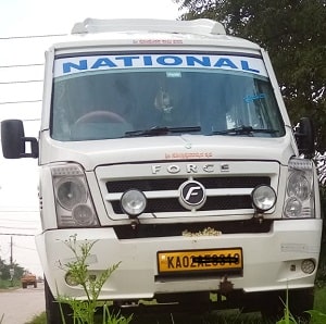 fleet tempo traveller renting