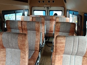 seat with pushback seats for traveller