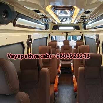 9 seater tempo traveller rental in bangalore, 9 seater tempo traveller for rent in bangalore