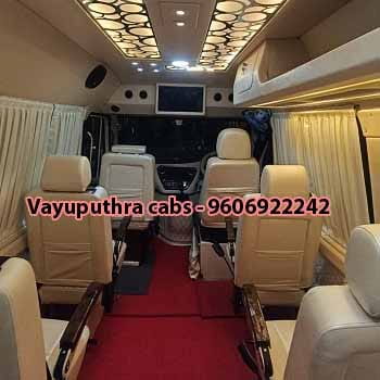 luxury tempo traveller rental in bangalore, luxury 9 seater tempo traveller rental in bangalore
