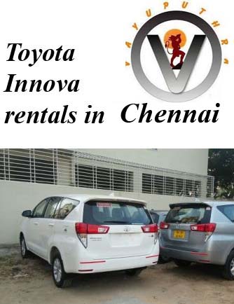 Innova rentals in chennai for outstation